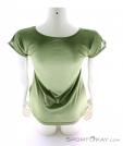 Salewa Puez Melange Dry SS Womens T-Shirt, , Olive-Dark Green, , Female, 0032-10431, 5637537732, , N3-13.jpg