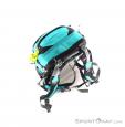 Deuter Attack SL 18l Womens Bike Backpack with protector, , Turquoise, , Female, 0078-10211, 5637537760, , N4-09.jpg