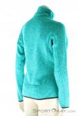 CMP Strickfleece Total Womens Outdoor Jacket, , Turquoise, , Female, 0006-10262, 5637539455, , N1-16.jpg