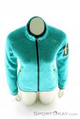 CMP Strickfleece Total Womens Outdoor Jacket, , Turquoise, , Female, 0006-10262, 5637539455, , N3-03.jpg