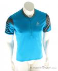 Odlo Morzine Stand-up Collar SS 1/2 Zip Mens Biking Shirt, , Blue, , Male, 0005-10082, 5637544347, , N2-02.jpg