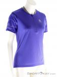 Odlo Morzine Stand-Up Collar ss 1/2 Zip Womens Biking Shirt, Odlo, Purple, , Female, 0005-10086, 5637545161, 7611366231071, N1-01.jpg