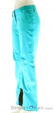 Salomon Icemania Pant Womens Ski Pants, , Turquoise, , Female, 0018-10648, 5637554969, , N1-06.jpg