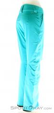 Salomon Icemania Pant Womens Ski Pants, Salomon, Turquoise, , Femmes, 0018-10648, 5637554969, 889645371863, N1-16.jpg