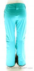 Salomon Icemania Pant Womens Ski Pants, , Turquoise, , Female, 0018-10648, 5637554969, , N2-12.jpg