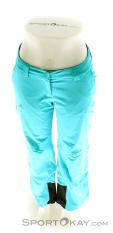 Salomon Icemania Pant Womens Ski Pants, , Turquoise, , Female, 0018-10648, 5637554969, , N3-03.jpg