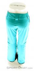 Salomon Icemania Pant Womens Ski Pants, Salomon, Turquoise, , Femmes, 0018-10648, 5637554969, 889645371863, N3-13.jpg