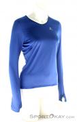 Salomon Lightning LS Tee Womens T-Shirt, Salomon, Blue, , Female, 0018-10661, 5637555053, 889645399416, N1-01.jpg