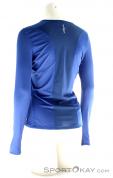 Salomon Lightning LS Tee Womens T-Shirt, Salomon, Azul, , Mujer, 0018-10661, 5637555053, 889645399416, N1-11.jpg