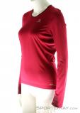 Salomon LS Lightning Womens Shirt, Salomon, Red, , Female, 0018-10675, 5637555736, 889645399355, N1-06.jpg