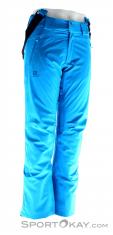 Salomon Iceglory Pant Mens Ski Pants, Salomon, Turquoise, , Male, 0018-10657, 5637556665, 889645455938, N1-01.jpg