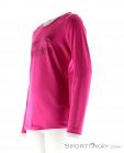 Jack Wolfskin LS Brand Tee Girls Outdoor Shirt, Jack Wolfskin, Pink, , Girl, 0230-10192, 5637559102, 4055001629527, N1-06.jpg