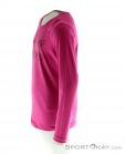 Jack Wolfskin LS Brand Tee Girls Outdoor Shirt, Jack Wolfskin, Pink, , Girl, 0230-10192, 5637559102, 4055001629527, N2-07.jpg