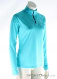 Salewa Sennes Dry L/S Womens Functional Shirt, , Turquoise, , Female, 0032-10453, 5637561650, , N1-01.jpg