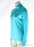 Salewa Sennes Dry L/S Womens Functional Shirt, Salewa, Turquoise, , Female, 0032-10453, 5637561650, 4053865769069, N1-06.jpg