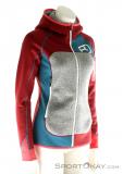 Ortovox Fleece Plus Hoody Womens Ski Touring Sweater, , Rojo, , Mujer, 0016-10581, 5637562672, , N1-01.jpg