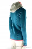 Ortovox Fleece Plus Knit Hoody Womens Ski Touring Sweater, Ortovox, Blue, , Female, 0016-10582, 5637562683, 4250875281776, N1-16.jpg