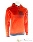 Ortovox Fleece Logo Hoody Mens Ski Touring Sweater, Ortovox, Orange, , Hommes, 0016-10600, 5637563038, 4250875282513, N1-01.jpg