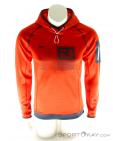 Ortovox Fleece Logo Hoody Mens Ski Touring Sweater, Ortovox, Orange, , Hommes, 0016-10600, 5637563038, 4250875282513, N2-02.jpg