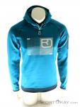 Ortovox Fleece Logo Hoody Mens Ski Touring Sweater, Ortovox, Bleu, , Hommes, 0016-10600, 5637563043, 4250875282469, N2-02.jpg