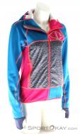 Crazy Idea Twister Womens Ski Touring Jacket, , Bleu, , Femmes, 0247-10043, 5637564696, , N1-01.jpg