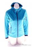 CMP Softshell Womens Outdoor Jacket, CMP, Turquoise, , Female, 0006-10311, 5637565515, 8055199428656, N2-02.jpg