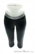Odlo Natural 100% Merino Warm 3/4 Womens Functional Pants, Odlo, Black, , Female, 0005-10093, 5637570061, 7613361000676, N3-03.jpg