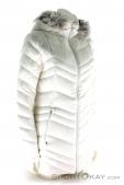 Spyder Women's Timeless Long Faux Fur Womens Down Jacket, Spyder, Blanc, , Femmes, 0039-10179, 5637574483, 889212440251, N1-01.jpg