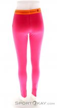 Ortovox Rock'n Wool Long Womens Functional Pants, , Pink, , Female, 0016-10626, 5637577586, , N2-12.jpg