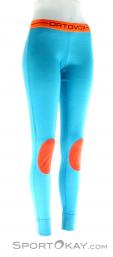 Ortovox Rock'n Wool Long Womens Functional Pants, , Turquoise, , Femmes, 0016-10626, 5637577590, , N1-01.jpg