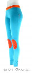 Ortovox Rock'n Wool Long Womens Functional Pants, , Turquoise, , Femmes, 0016-10626, 5637577590, , N1-06.jpg