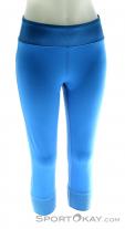 Black Diamond Levitation Capris Womens Fitness Pants, Black Diamond, Bleu, , Femmes, 0056-10609, 5637580029, 0, N2-02.jpg