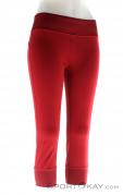 Black Diamond Levitation Capris Womens Fitness Pants, Black Diamond, Red, , Female, 0056-10609, 5637580033, 0, N1-01.jpg