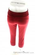 Black Diamond Levitation Capris Womens Fitness Pants, , Red, , Female, 0056-10609, 5637580033, , N3-13.jpg