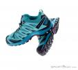 Salomon XA Pro 3D Womens Trail Running Shoes, Salomon, Turquoise, , Female, 0018-10784, 5637582258, 889645566702, N3-08.jpg