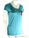Ortovox Cool Tec Womens T-Shirt, Ortovox, Blue, , Female, 0016-10645, 5637588028, 4250875293847, N1-01.jpg