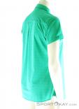 Salewa Puez Minicheck Dryton SS Womens Outdoor Shirt, Salewa, Vert, , Femmes, 0032-10517, 5637590463, 4053865850354, N1-16.jpg