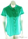 Salewa Puez Minicheck Dryton SS Womens Outdoor Shirt, , Green, , Female, 0032-10517, 5637590463, , N2-02.jpg
