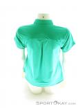 Salewa Puez Minicheck Dryton SS Womens Outdoor Shirt, , Green, , Female, 0032-10517, 5637590463, , N3-13.jpg