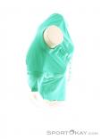 Salewa Puez Minicheck Dryton SS Womens Outdoor Shirt, , Green, , Female, 0032-10517, 5637590463, , N4-19.jpg