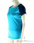 Salewa Sporty B Shirt Womens T-Shirt, Salewa, Blue, , Female, 0032-10519, 5637590505, 4053865832572, N1-06.jpg