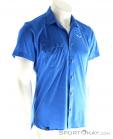 Salewa Puez Minicheck Dry Mens Shirt, Salewa, Azul, , Hombre, 0032-10527, 5637590636, 4053865849631, N1-01.jpg