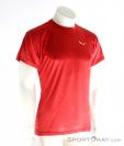 Salewa Puez Melange Dry Shirt Mens T-Shirt, Salewa, Red, , Male, 0032-10528, 5637590646, 4053865828230, N1-01.jpg