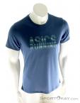 Asics Graphic SS Top Mens T-Shirt, , Blue, , Male, 0103-10197, 5637593183, , N2-02.jpg