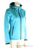 CMP Softshell Womens Outdoor Jacket, CMP, Turquoise, , Female, 0006-10318, 5637593254, 8055199757923, N1-01.jpg