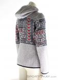 CMP Fix Hood Strickfleece Womens Outdoor Sweater, , Bleu, , Femmes, 0006-10326, 5637593458, , N1-16.jpg
