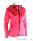 CMP Fix Hood Strickfleece Jacket Womens Outdoor Sweater, CMP, Rose, , Femmes, 0006-10327, 5637593463, 8055199466917, N1-01.jpg
