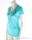 E9 Twig SS Womens T-Shirt, , Turquoise, , Female, 0209-10076, 5637594667, , N1-06.jpg