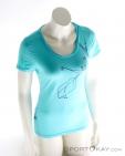 E9 Twig SS Womens T-Shirt, E9, Turquoise, , Femmes, 0209-10076, 5637594667, 0, N2-02.jpg