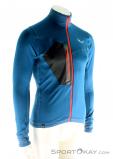 Salewa Pedroc PTC Full Zip Mens Outdoor Sweater, Salewa, Blue, , Male, 0032-10550, 5637607327, 4053865830530, N1-01.jpg